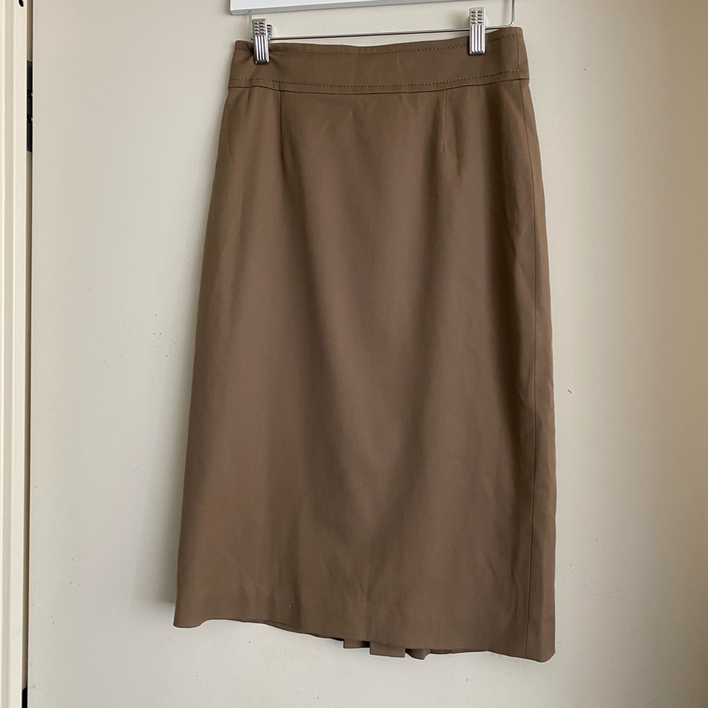 Elie Tahari Mocha Pencil Skirt